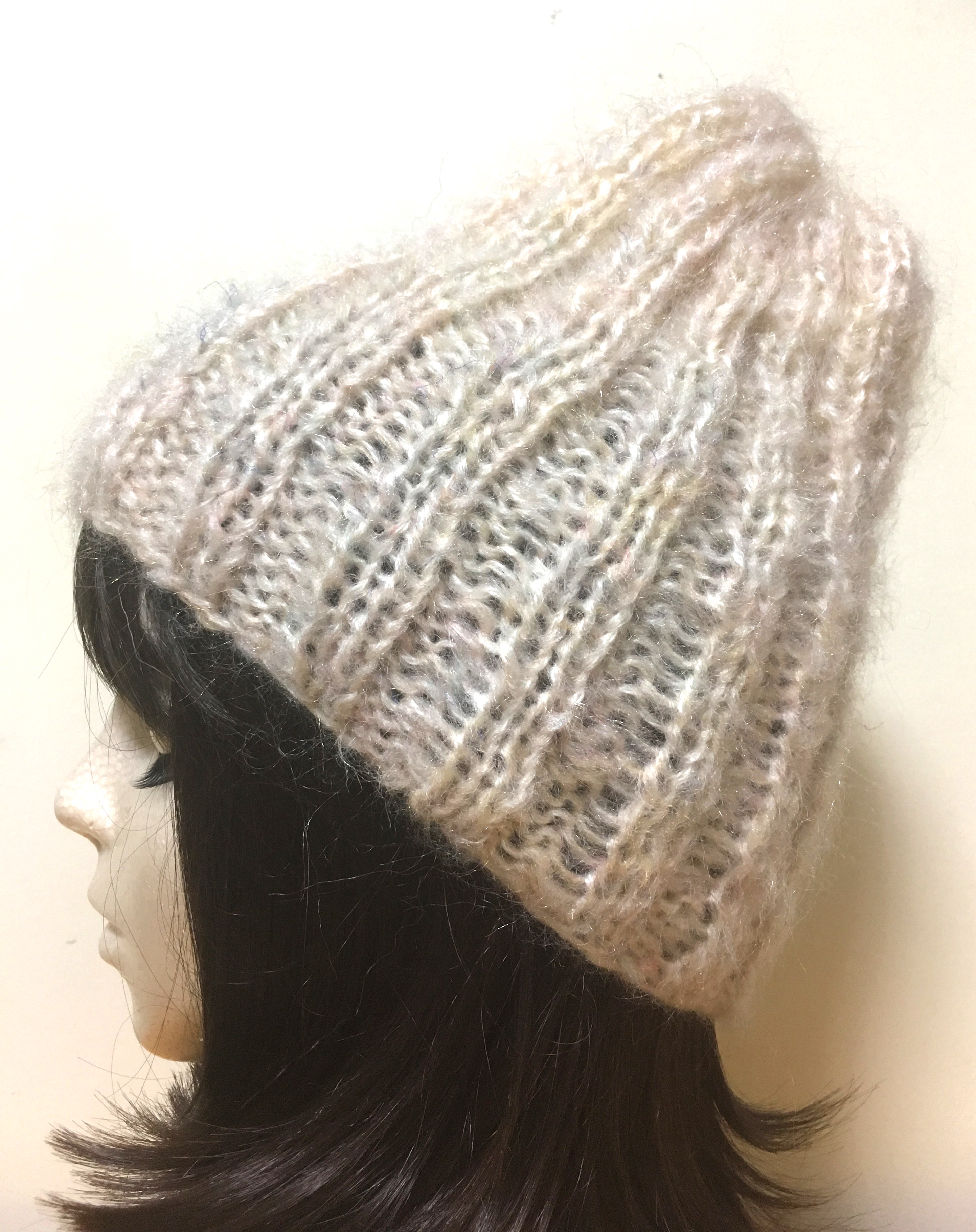 モヘヤ ニット帽子 ニット帽・ビーニー hakoniwa 通販 3034839 モヘヤ ニット帽子 ニット帽・ビーニー hakoniwa 通販 3034839