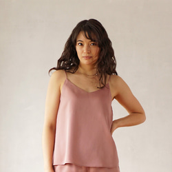 キャミソール・ナイトウエア・エコ生地・テンセル Camisole / Nightwear Tencel 4枚目の画像