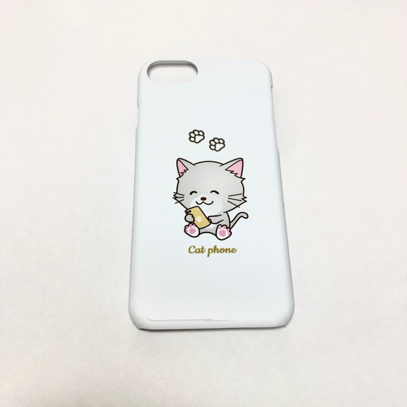 ネコちゃんの iPhoneケース Cat Phoneです。ねこ のお好きなかたどうぞ。 2枚目の画像