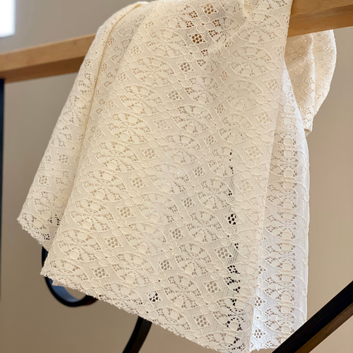 小柄コットンレース【生成り】D/# NB2480 レース nobees 通販｜Creema 