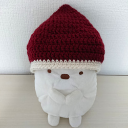【クリスマス2021】サンタ帽(41～43cm) 4枚目の画像