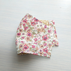 【秋冬マスク】華やか花柄立体マスク(子供) 3枚目の画像