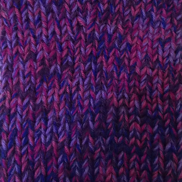 厚手の手編み靴下　23.5～24㎝くらいの方用です　ウール100％　毛糸を約200グラム使用した分厚い靴下です　⑱ 2枚目の画像
