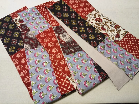 ❋ パッチワーク半幅帯 ❋ 和装小物（帯・半襟） -仕立処