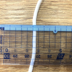 【送料無料】マスク用ゴム紐　3mm巾×長さ10ｍ 2枚目の画像