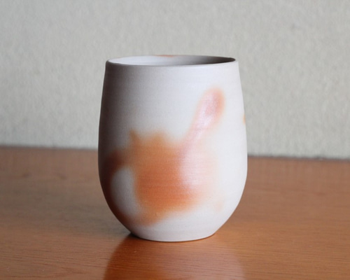 駒形九磨　備前焼　三ツ足湯呑 駒形九磨 備前焼 三ツ足湯呑 駒形九磨 備前焼 三ツ足湯呑