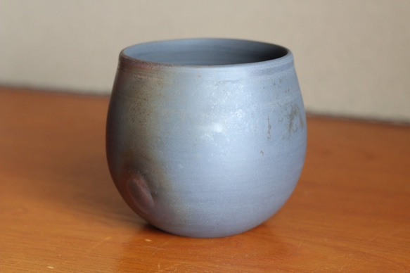 Kさまご注文コロンと丸いカップ（ブルー、もっと大きめ） 1枚目の画像