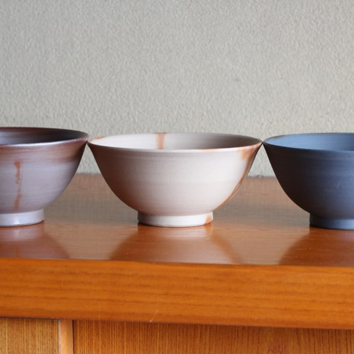 備前焼のご飯茶碗（大きめ、渋め） 茶碗・めし碗 備前焼 器