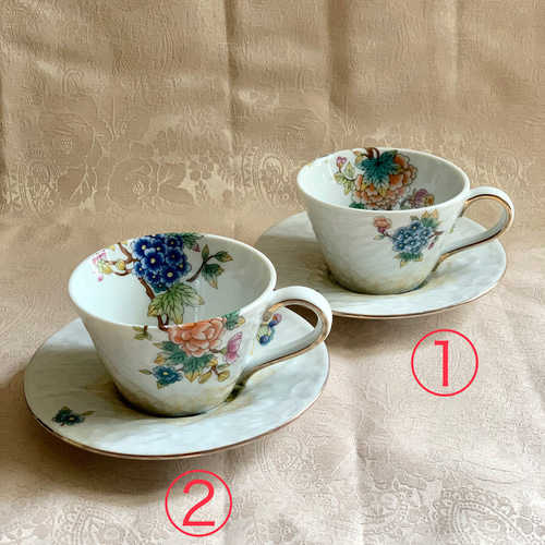 カップアンドソーサー オリエンタルガーデン ティーカップ ran garden