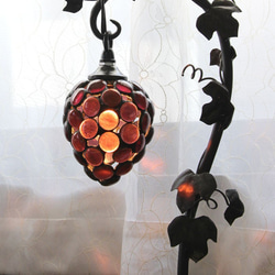 アンティーク調　葡萄ランプ 2枚目の画像