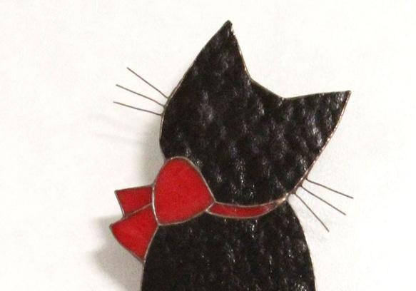ネコ時計（黒猫） 3枚目の画像