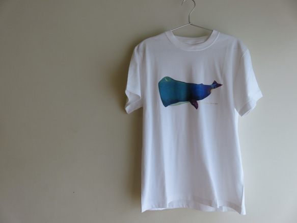 Mサイズ Tシャツ『真夜中のクジラ』 1枚目の画像