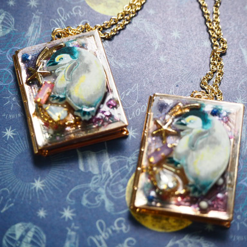 なか☆　ペンギン　紺色　オーダー　ハンドメイド penguin.jpg