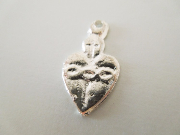 【MEXICO SILVER 925】vintage ハートネックレスチャーム MEXICO SILVER 925】vintage ハートネックレスチャーム