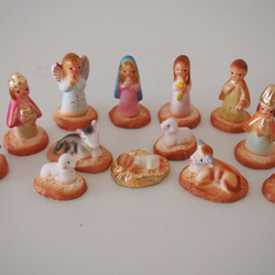 ナシミエント（メキシコのクリスマス・イエス生誕の置物ー陶器ー