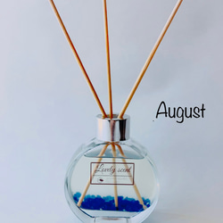 【 8月の香り　August 】　アロマ　リードディフューザー　8月限定発売 1枚目の画像