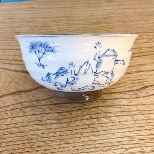 染付 鳥獣戯画 茶碗 5つ＋小皿5枚＋煎茶碗５つ たち吉】鳥獣戯画 飯茶碗 染付 | JTBのふるさと納税サイト [ふるぽ]