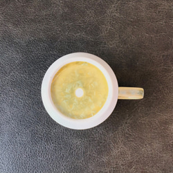 清水焼 花結晶 タンブラーマグカップ(黄色) 5枚目の画像