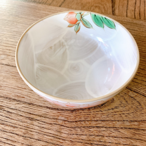 京焼・清水焼 ご飯茶碗 小 (牡丹) 茶碗・めし碗 京焼・清水焼窯元 陶