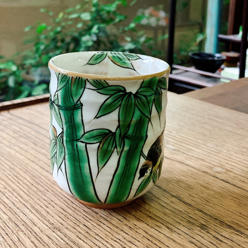 京焼、陶葊の手描き湯呑み2個セット （Amazon | 陶あん 陶葊 京
