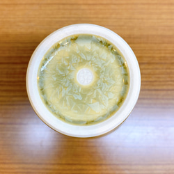 【特別セット価格】京焼・清水焼 花結晶なごみカップセット(黄＋金華) 6枚目の画像