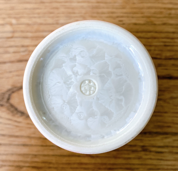 京焼・清水焼花結晶 フリーカップ(ピンクグラデーション) 4枚目の画像