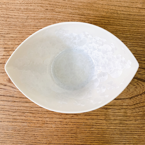 京焼・清水焼 花結晶 サラダボウル(白) お椀・ボウル・鉢 京焼・清水焼