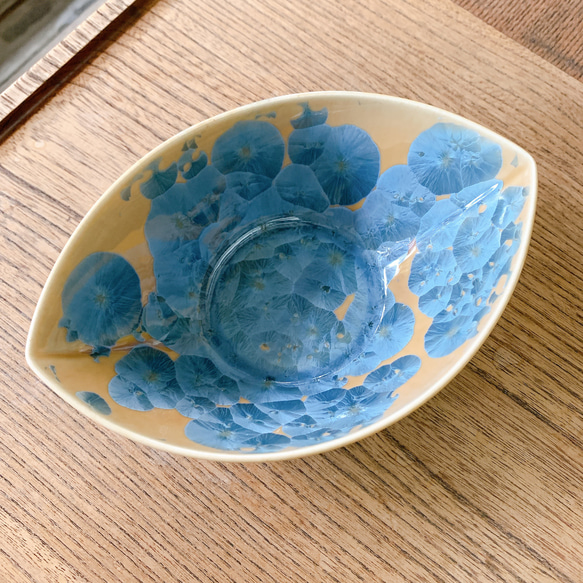 清水焼 花柄の緑と金のボウルセット 5柄set】北欧フラワーボウル