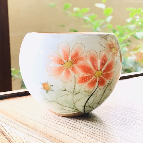 京焼　陶あん　桜の陶額 新品 清水焼 京焼 土渕陶葊 陶あん 角皿 陶葊窯 絵付け 桜紅葉