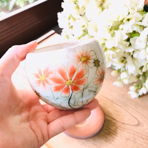 清水焼 京焼 陶あん 桜 ひまわり コスモス