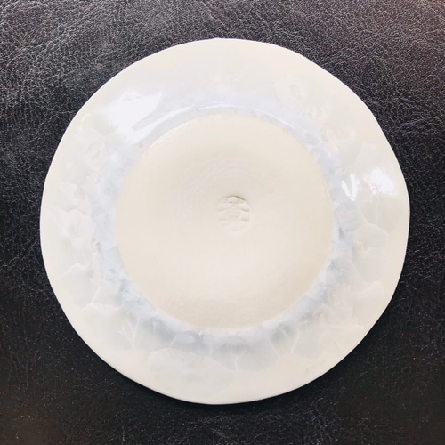 京焼・花結晶 丸豆皿(白) 薬味皿・豆皿 京焼・清水焼窯元 陶あん