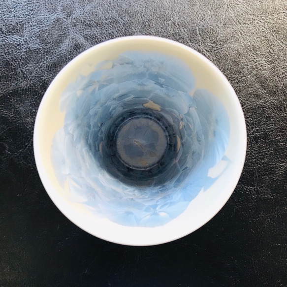 京焼・花結晶 なごみカップ(銀藤) 3枚目の画像