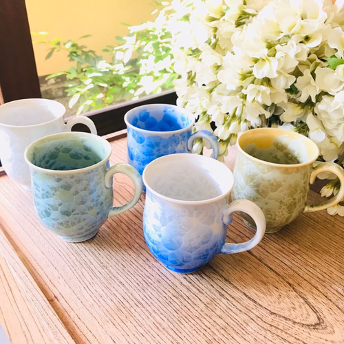 陶あん パンジーの花柄 陶器製マグカップ 京焼 清水焼 陶葊 楽天市場】京焼 清水焼 陶あん 花結晶 ふくりんマグカップ 選べる全15