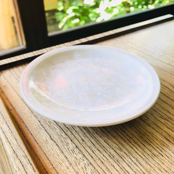 清水焼の大皿と小皿2つ 未使用・欠け有】京焼 清水焼 陶あん