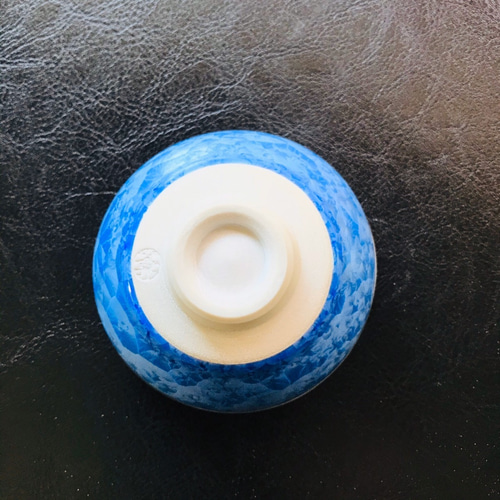 【未使用品】京焼・清水焼　光寿　青い花模様 陶器製小鉢　 6個セット 0_ab765e3f0e462aae53c9adcd9976