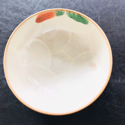 清水焼 ご飯茶碗 大 (いちご) 5枚目の画像