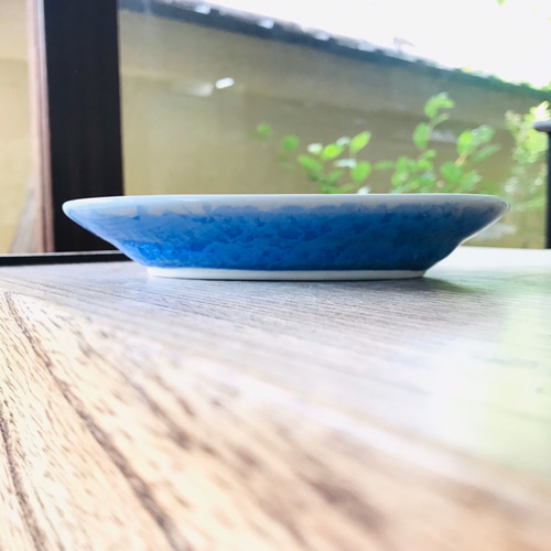 京焼　陶あん　オーバル皿 楽天市場】京焼 清水焼 陶あん 紫結晶 中皿 オーバル皿（京紫
