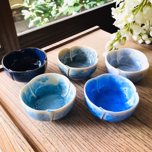 京焼陶庵深小鉢2個セット