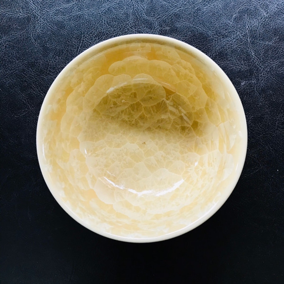 清水焼 花結晶 ふくりん茶碗(大) 金花 3枚目の画像