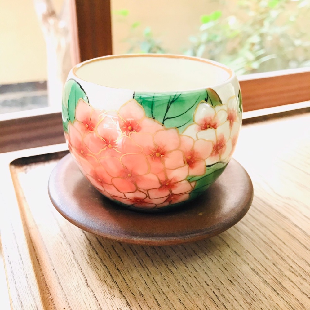 陶あん京焼　豪華な玉湯呑み　1/30まで