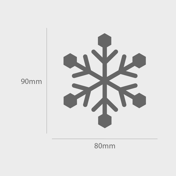 木製 雪の結晶コースター おしゃれ 国産 桧 【 受注生産 】【CO-10004】 2枚目の画像