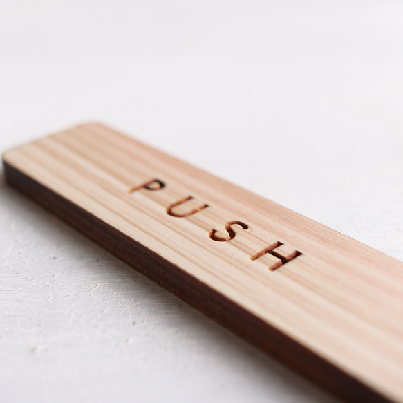 【Creema限定】【文字変更可】2個セット 木製 サインプレート トイレ マーク 【 受注生産 】 6枚目の画像