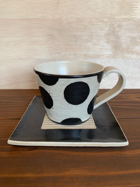 コーヒーカップ　「水玉」 3枚目の画像