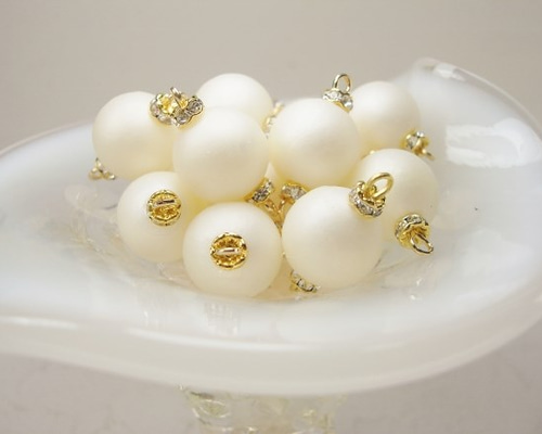 オリジナル手染めビーズ❤マットなダークピンクのひねりビーズのパール系ボールペン♪ オリジナル手染めビーズ❤マットなダークピンクのひねりビーズの