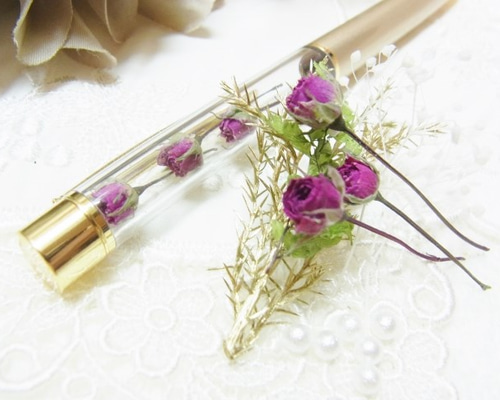 ハーバリウムボールペン ミニバラ キット 母の日 入学式 バースデー