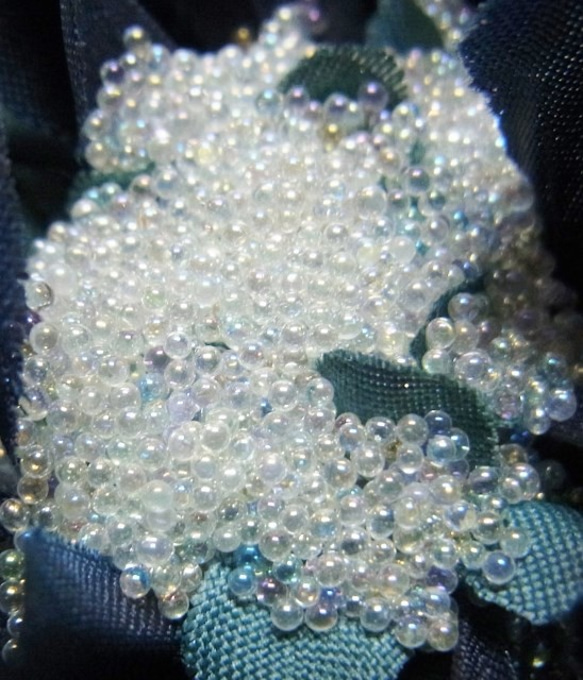 シャボン玉ガラス粒ブリオン0.8mm オーロラ 10g　ネイル ガラスドーム 5枚目の画像