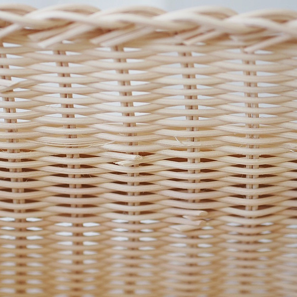 ★受注制作★ 手編みのラタンゆりかご 7枚目の画像