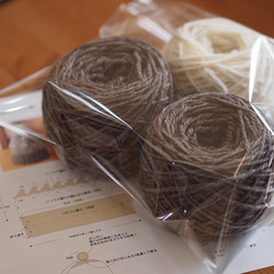 【編み物キット】北欧柄のニット帽 3枚目の画像