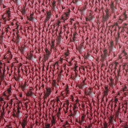 【編み図】肌寒い日の1枚に♪ 透かし編みの大判ストール 3枚目の画像