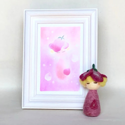 原画パステル画『魔女の部屋』F4サイズ